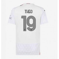 Billiga AC Milan Theo Hernandez #19 Borta fotbollskläder Dam 2023-24 Kortärmad